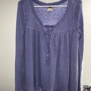 Long sleeve lilac shirt